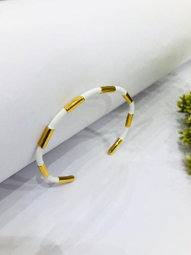 Golden White Bracelet